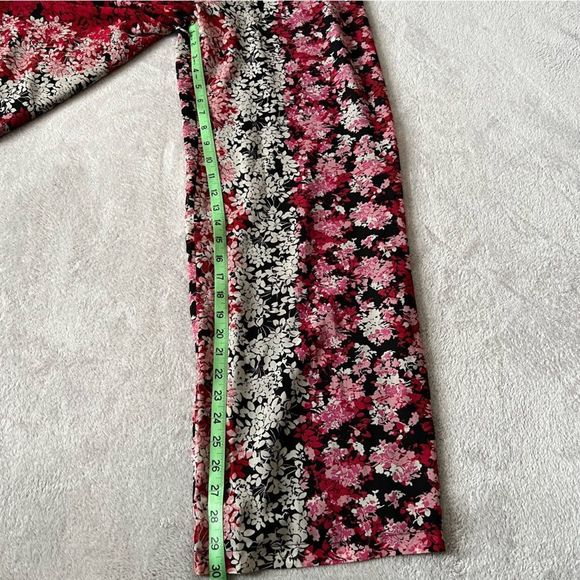 Lulus Pants Happier Now Multi Floral Wide-Leg Pants NWT - Picture 4 of 9